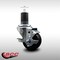 Service Caster 3'' SS Hard Rubber Swivel 1-5/8'' Expanding Stem Caster with Brake SCC-SSEX20S314-HRS-TLB-158 - alternate 3